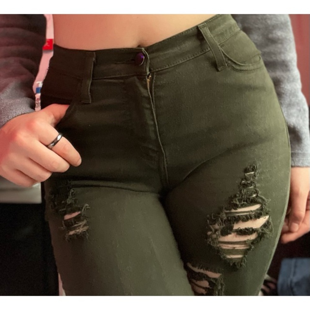 Fashion nova glistening jeans